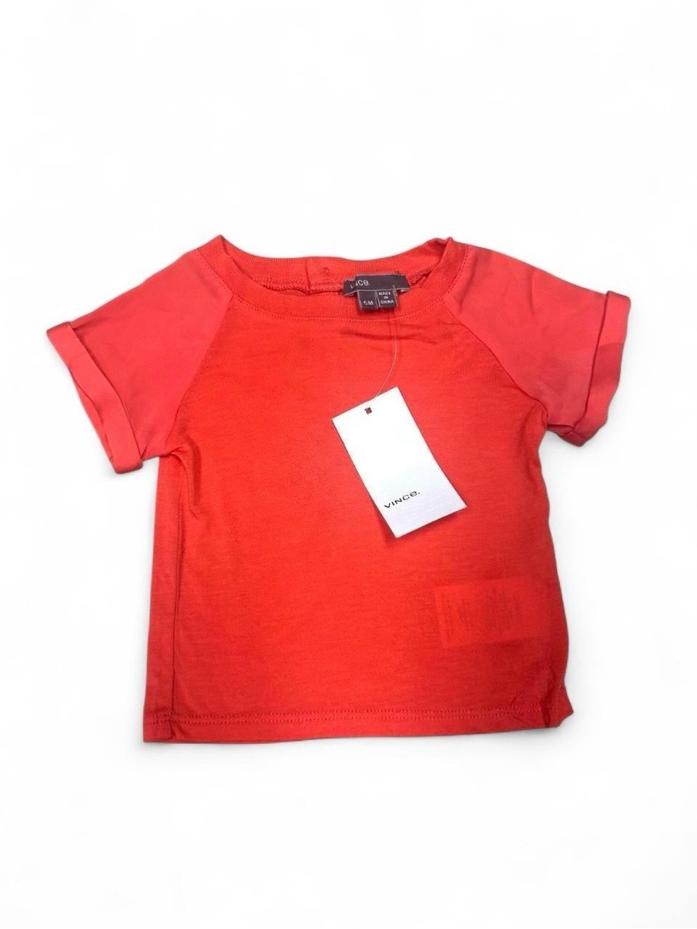 NEW Vince Baby T Shirt Top 6M Modal Cotton Baby Gift Soft Casual Unisex Basic